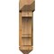 Ekena Millwork Balboa Arts and Crafts Rough Sawn Bracket w/ Offset Brace, Western Red Cedar, 6"W x 18"D x 22"H BKT0604X18X22BOA03RWR - alternate 4